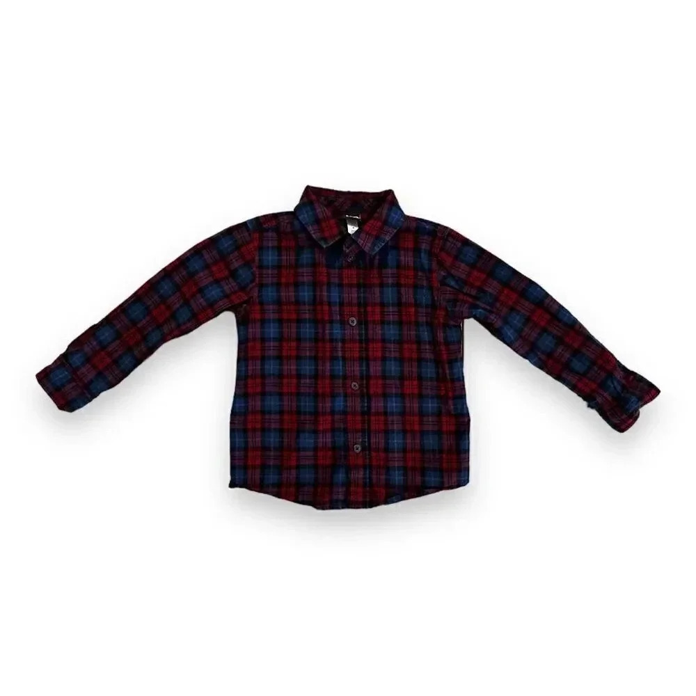 Tea Collection | Soft Washed Plaid Button Down (4)